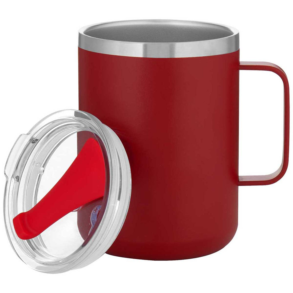 ETS Matte Red Camper 16.9 oz Stainless Steel Thermal Mug