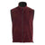 Landway Men's Maroon Fleece Vest