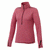 Elevate Women's Vintage Red Heather/Black Dege Eco Knit Half Zip