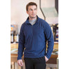 Landway Men's Mountain Blue Terramo Textured Fleece Pullover