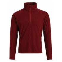 Landway Men's Rustic Red Terramo Textured Fleece Pullover