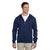 Jerzees Men's J Navy 8 Oz. Nublend Fleece Full-Zip Hood