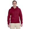 Jerzees Men's Cardinal 8 Oz. Nublend Fleece Pullover Hood