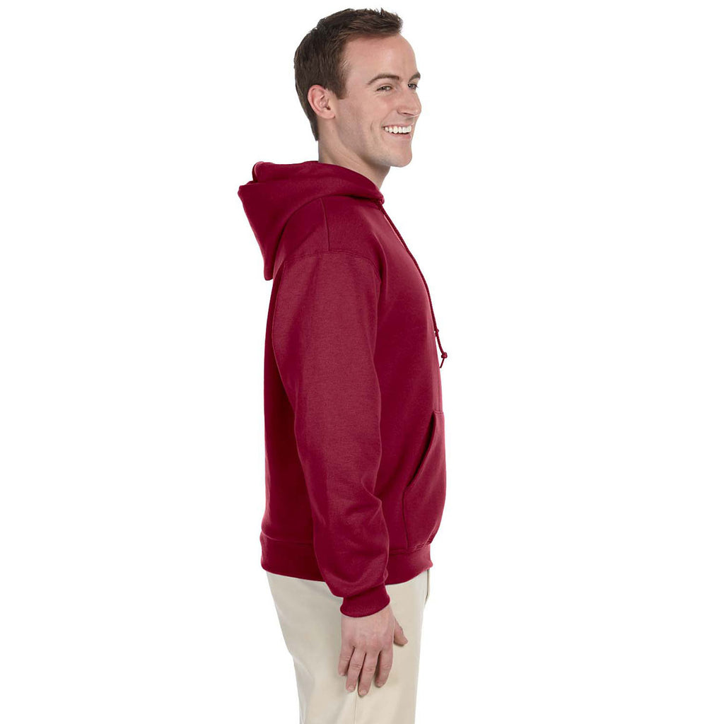 Jerzees Men's Cardinal 8 Oz. Nublend Fleece Pullover Hood