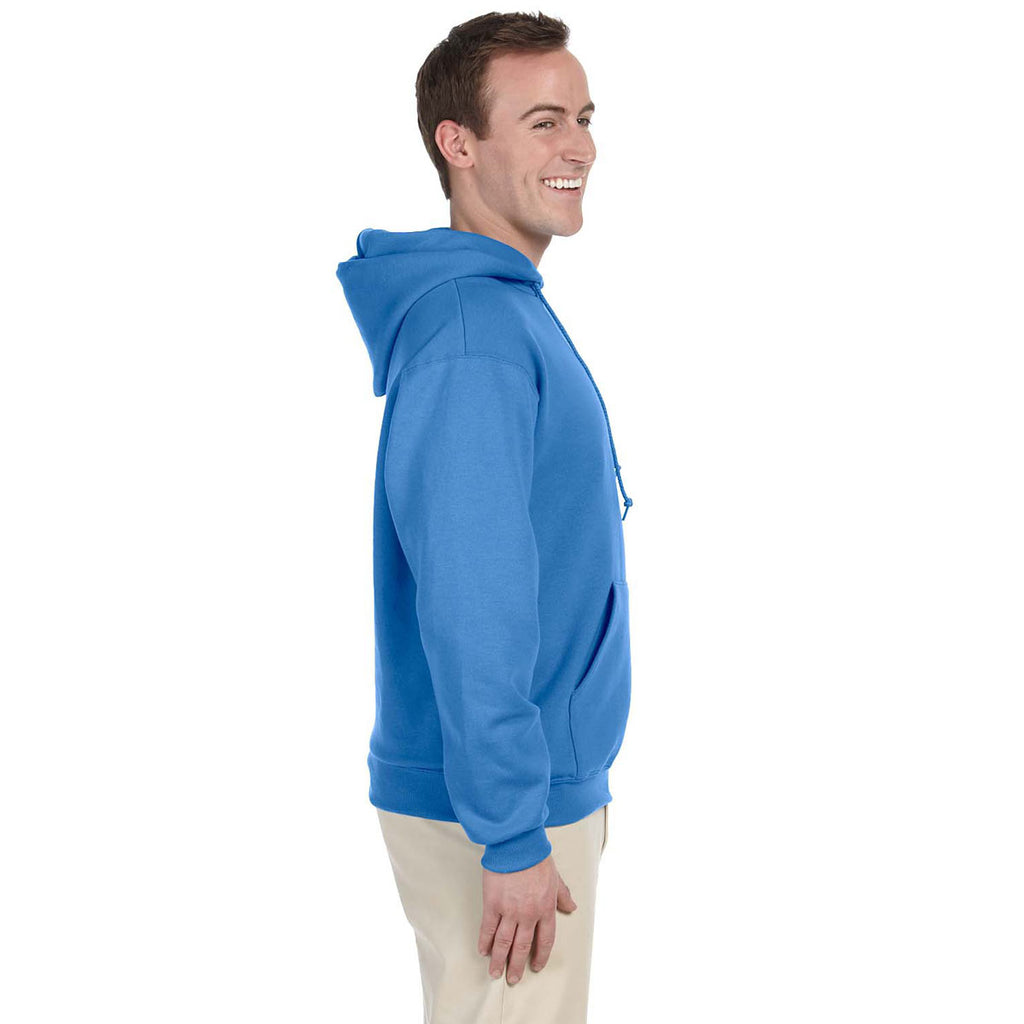 Jerzees Men's Columbia Blue 8 Oz. Nublend Fleece Pullover Hood