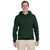 Jerzees Men's Forest Green 8 Oz. Nublend Fleece Pullover Hood