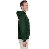 Jerzees Men's Forest Green 8 Oz. Nublend Fleece Pullover Hood