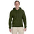 Jerzees Men's Military Green 8 Oz. Nublend Fleece Pullover Hood