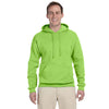 Jerzees Men's Neon Green 8 Oz. Nublend Fleece Pullover Hood