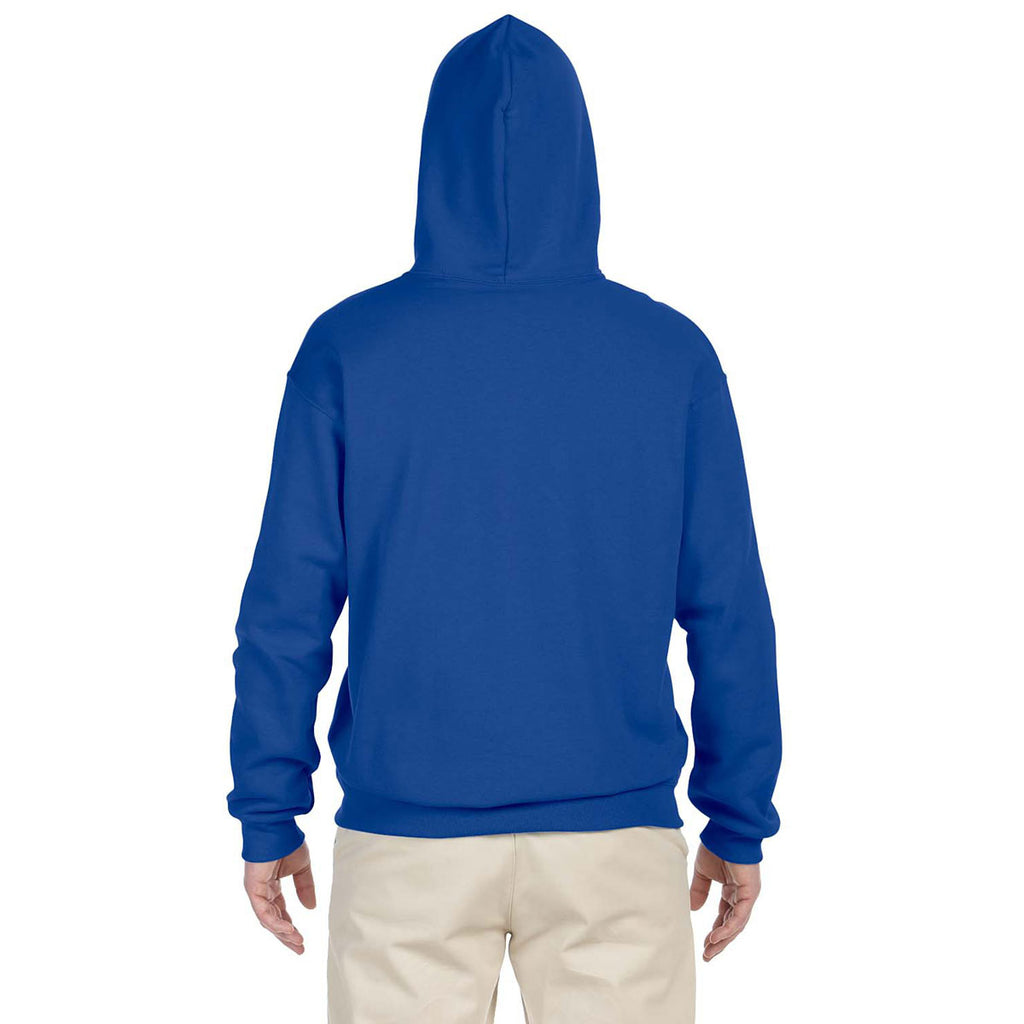 Jerzees Men's Royal 8 Oz. Nublend Fleece Pullover Hood