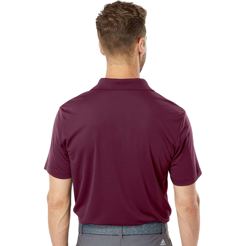 adidas Golf Men's Maroon Performance Sport Shirt