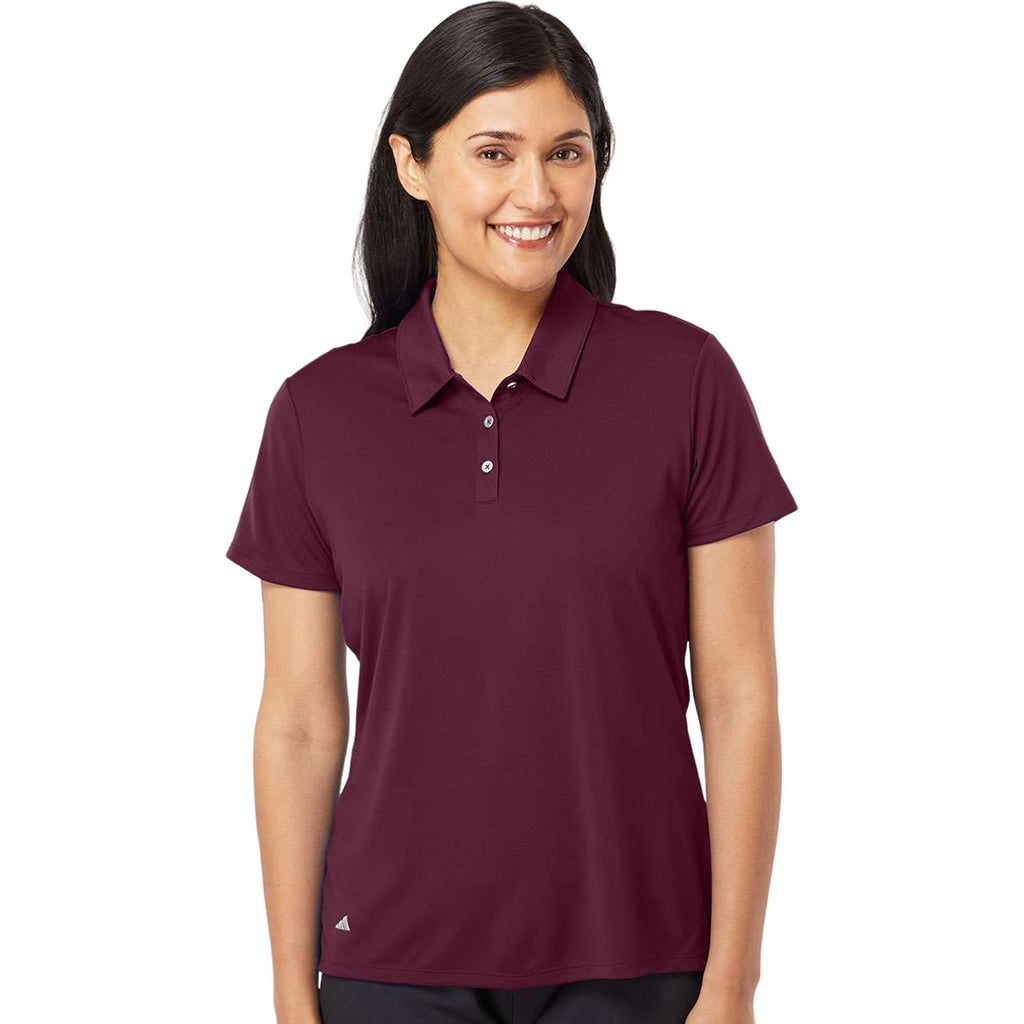 adidas Golf Women's Maroon Performance Sport Shirt