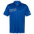 adidas Men's Collegiate Royal/Grey 3 Stripe Chest Polo