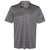 adidas Men's Grey Five/Black 3 Stripe Chest Polo