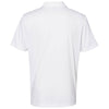 adidas Men's White/Black 3 Stripe Chest Polo