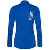 adidas Women's Team Royal/Grey Two 3-Stripes Double Knit Full-Zip