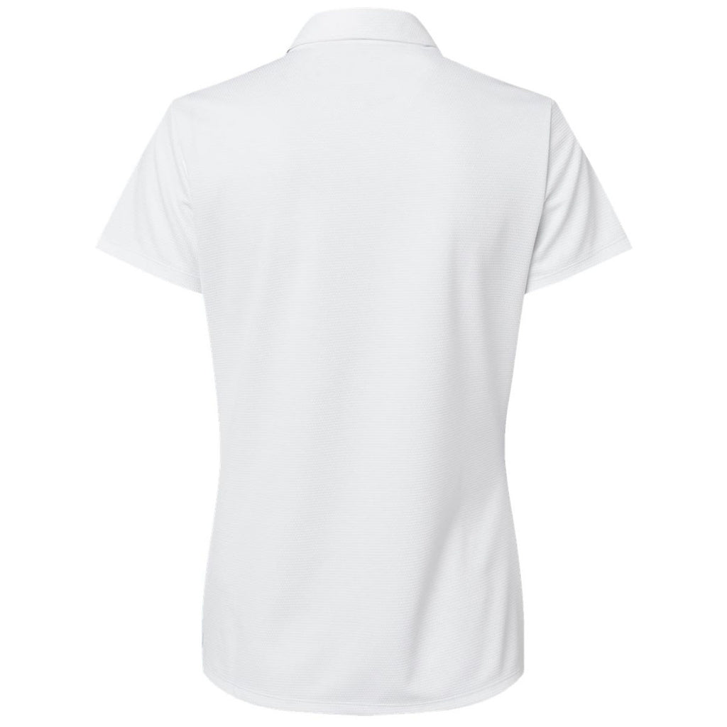 Adidas Women's White Micro Pique Polo