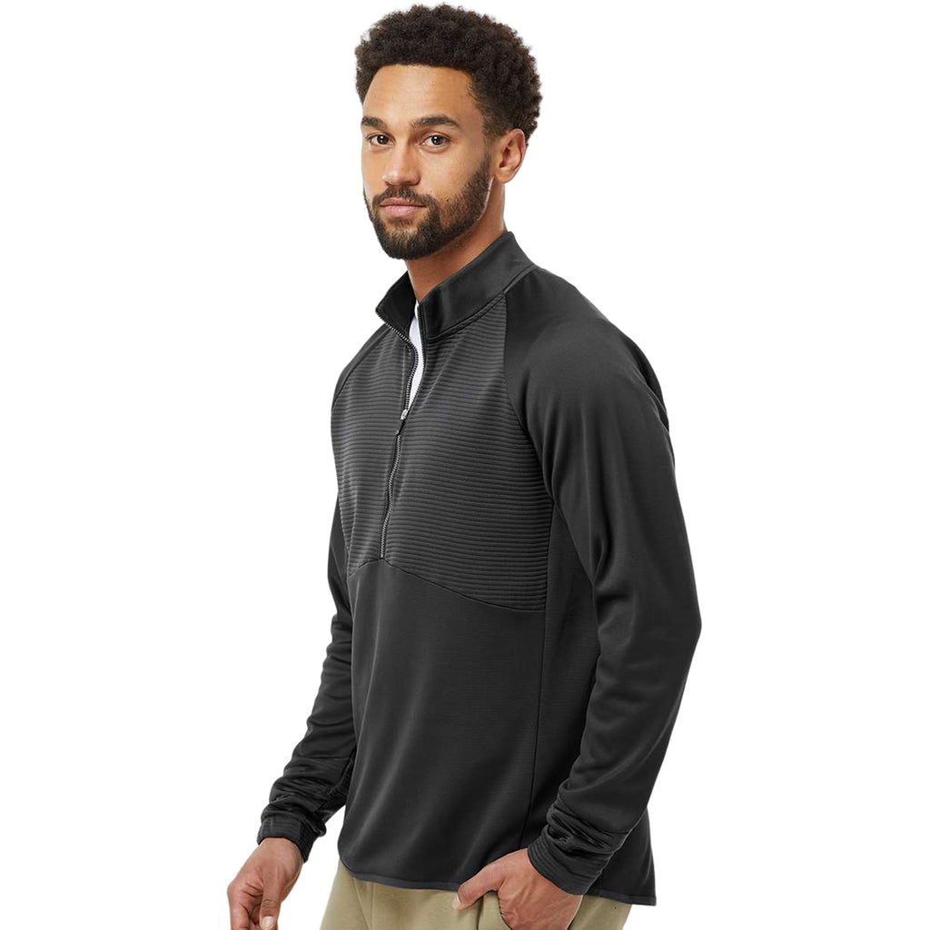 Adidas Men's Black Quarter Zip Pullover