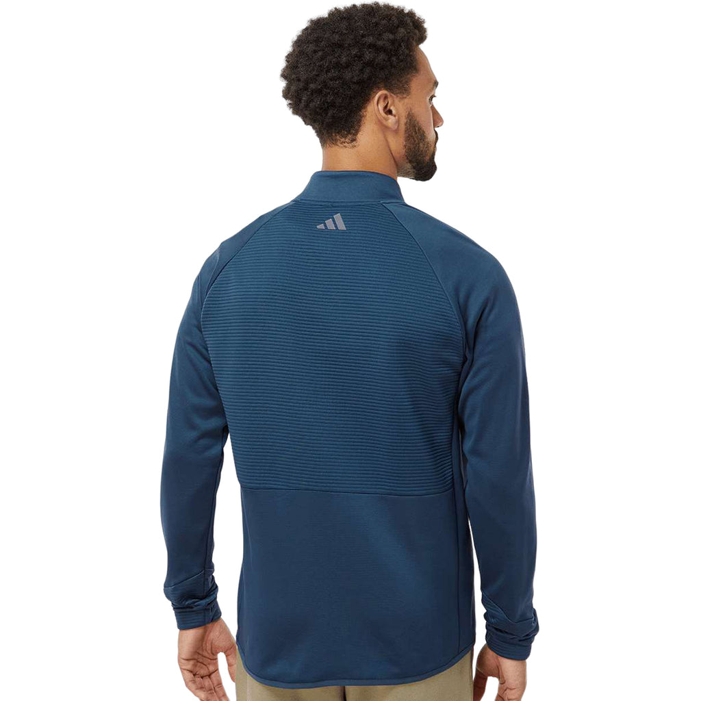 Adidas Men's Crew Navy Quarter Zip Pullover