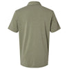 Adidas Men's Olive Strata Melange Blend Polo