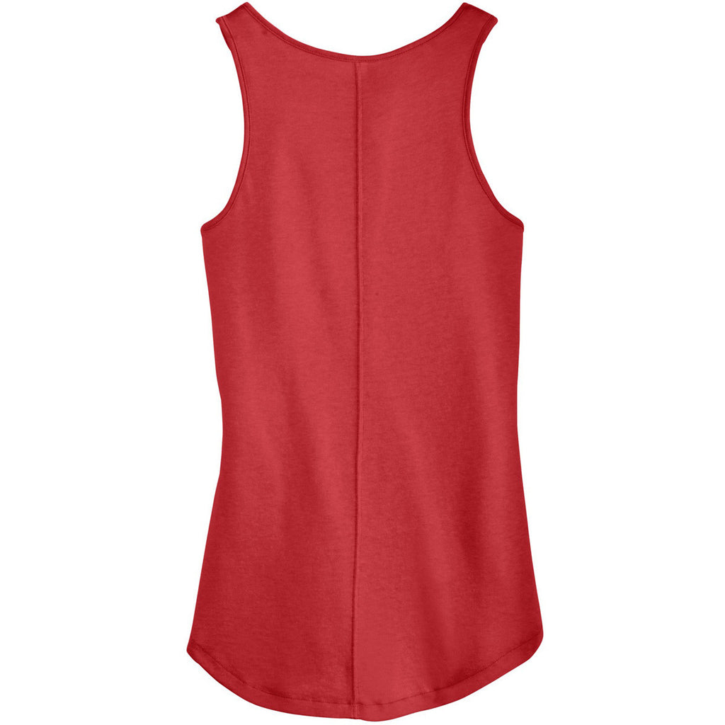 Alternative Apparel Women's Red Backstage Vintage 50/50 Tank