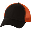 Sportsman Black/Orange The Duke Washed Trucker Cap