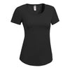 Expert Women's Black Angel Scoop Neck