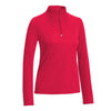 Expert Women's Red Quarter Zip Training