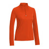 Expert Women's Safety Orange Quarter Zip Training