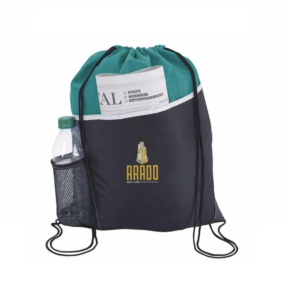 Atchison Teal ActiV Drawstring Backpack