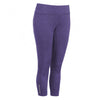 Expert Women's Heather Purple All Purpose Capri Legging