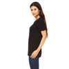 Bella + Canvas Women's Black Relaxed Jersey Short-Sleeve T-Shirt