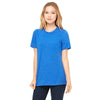 Bella + Canvas Women's True Royal Triblend Relaxed Jersey Short-Sleeve T-Shirt