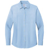 Brooks Brothers Women's Newport Blue Wrinkle-Free Stretch Pinpoint Shirt