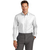 Brooks Brothers Men's White Wrinkle-Free Stretch Nailhead Shirt