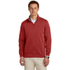 Brooks Brothers Men's Rich Red Double Knit Quarter Zip