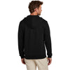 Brooks Brothers Men's Deep Black Double-Knit Full Zip Hoodie