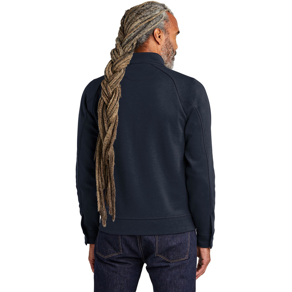 Brooks Brothers Men's Night Navy Double-Knit Full Zip