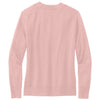 Brooks Brothers Women's Pearl Pink Cotton Stretch V-Neck Sweater