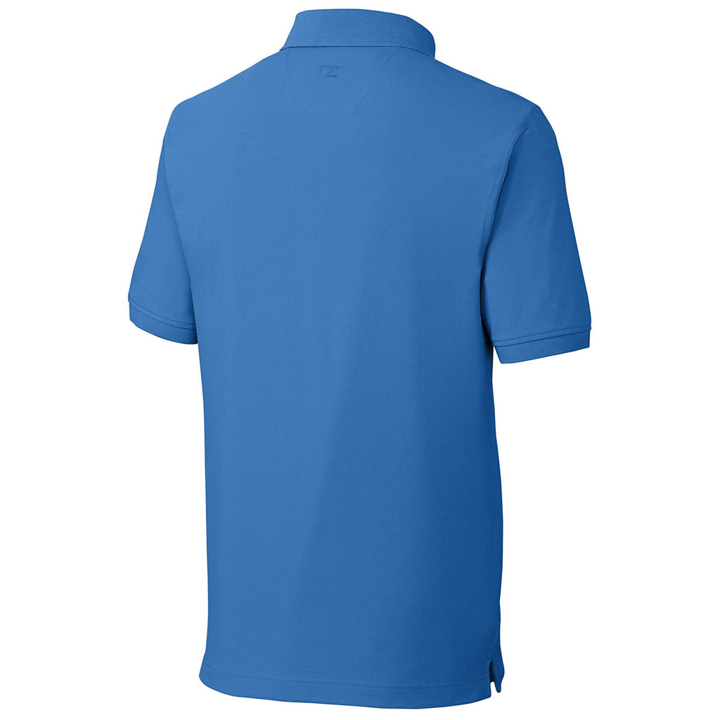 Cutter & Buck Men's Sea Blue Tall DryTec Short Sleeve Advantage Polo