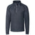 Cutter & Buck Men's Liberty Navy Heather Tall Mainsail Half Zip