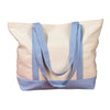 BAGedge Natural/Light Blue 12 oz Canvas Boat Tote