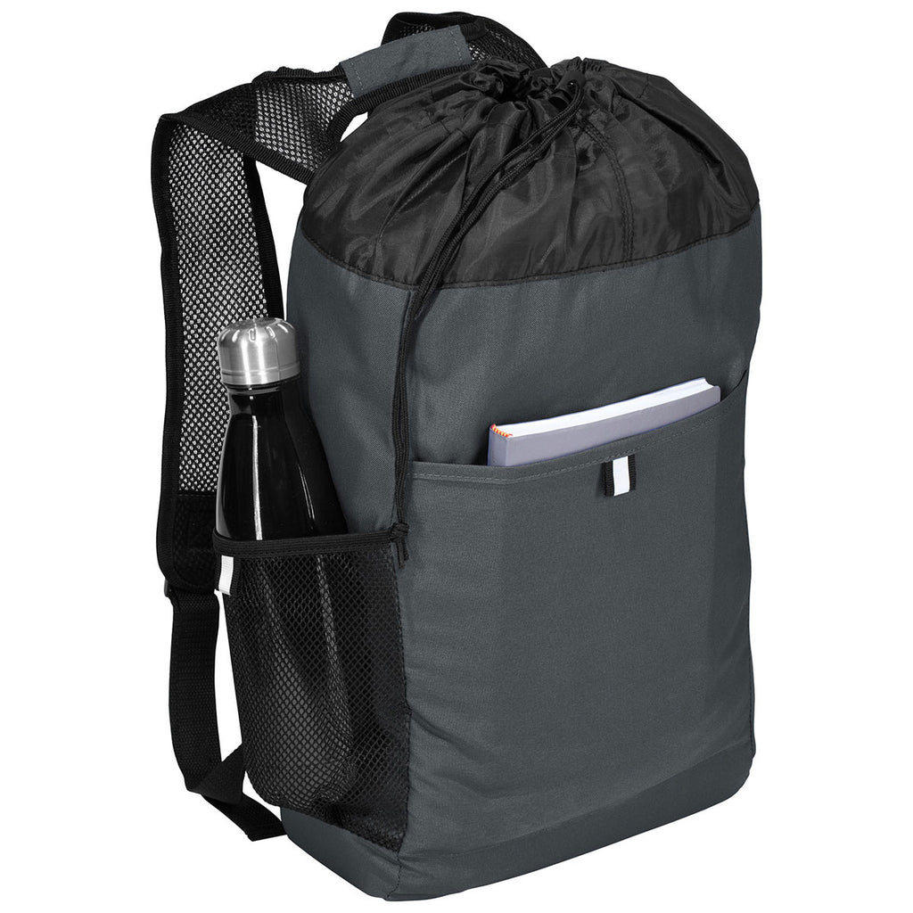 Port Authority Dark Charcoal/Black Hybrid Backpack