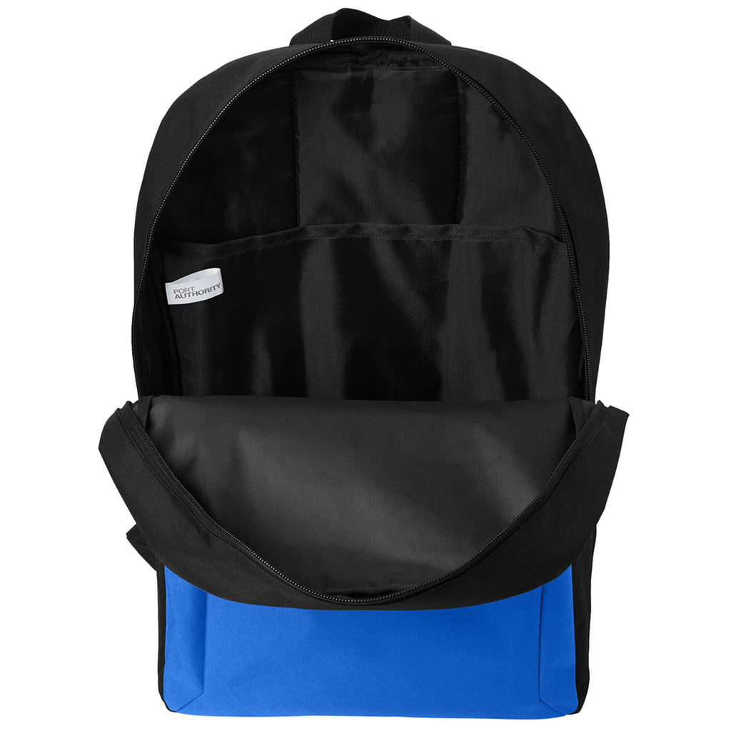 Port Authority Royal/ Black Modern Backpack