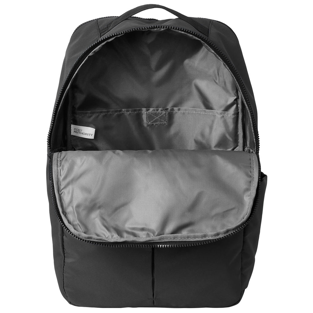 Port Authority Deep Black Matte Backpack