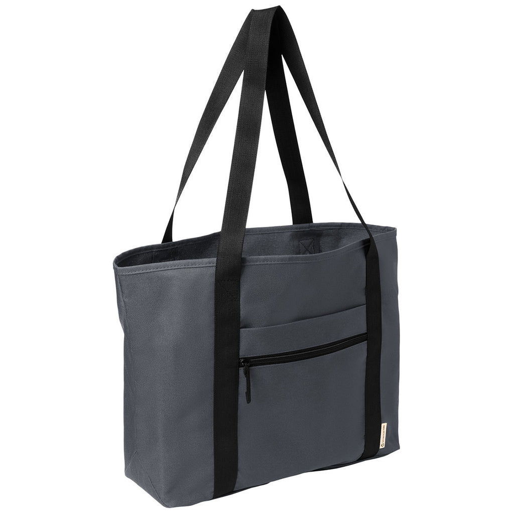 Port Authority Grey Steel C-FREE Recycled Tote