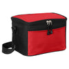 Port Authority Red/Black 6-Can Cube Cooler