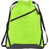 Port Authority Lime Shock/Black Zip-It Cinch Pack