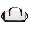 Port Authority Black/Soft White Cotton Barrel Duffel