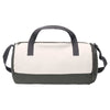 Port Authority Graphite Grey/Soft White Cotton Barrel Duffel